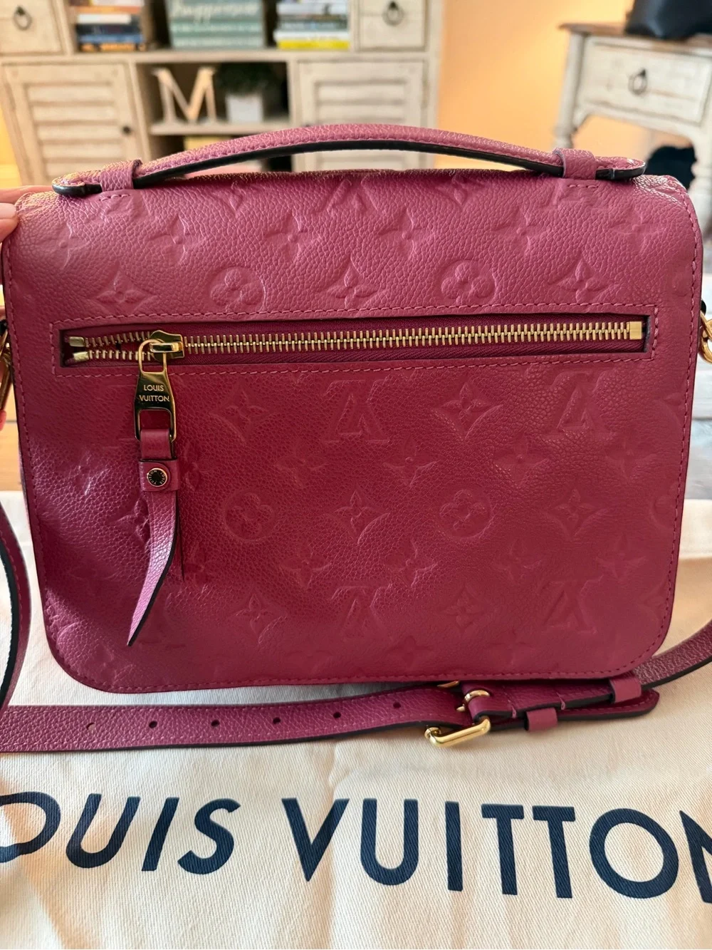 RARE Louis Vuitton Monogram Empreinte Berry Top-Handle Crossbody